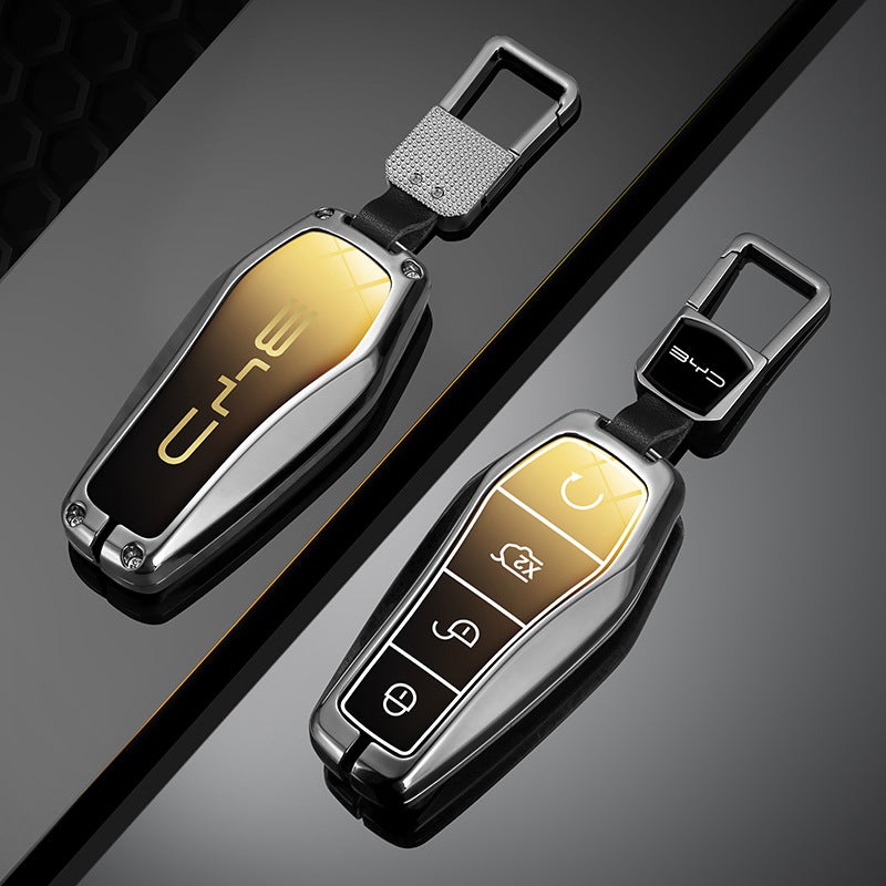Byd Byd Qin Car Key Case Electroplated Gold Gradient Song Plus Tang Dm New Energy Pro Dolphin Car Case - Image 3